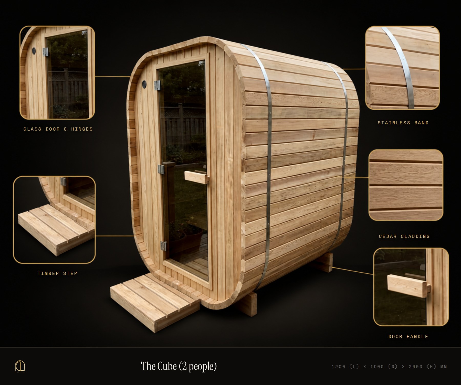 The Cube (2 people), detail sheet