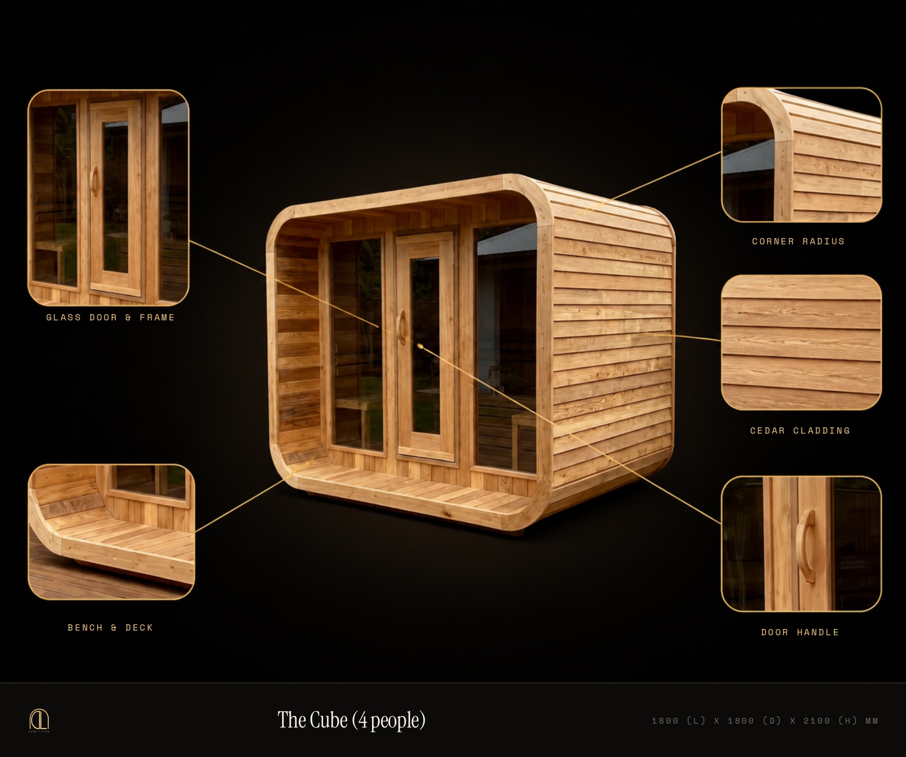 The Cube (4 people), detail sheet